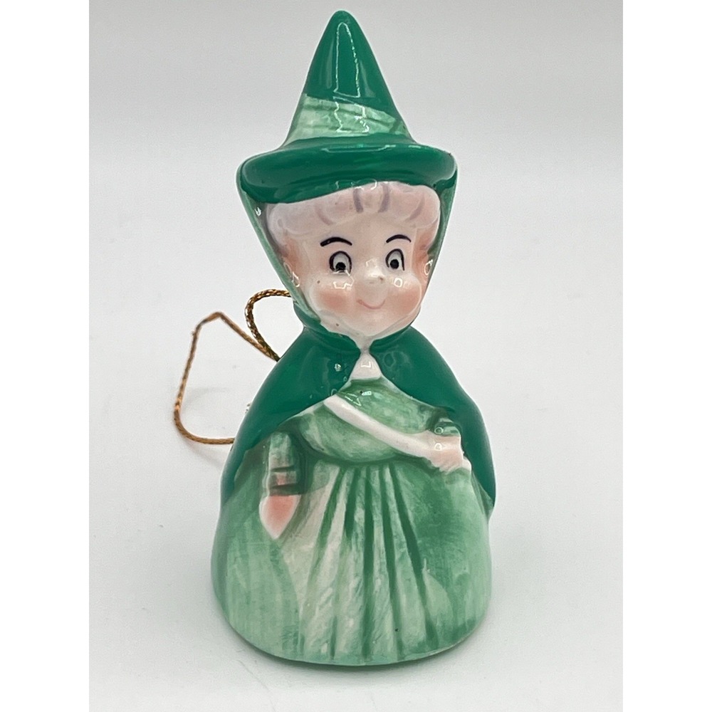 Vintage Disney FAUNA 3.5" Sleeping Beauty Fairy Christmas Ornament Made In Japan
